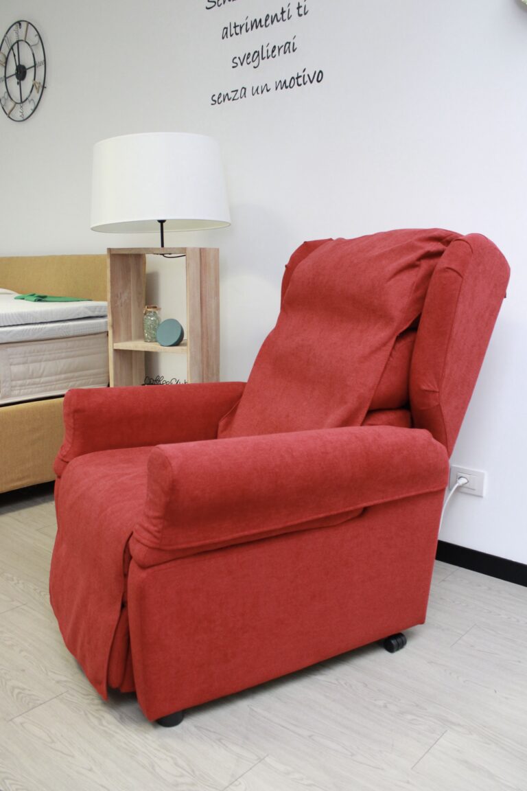 Poltrona relax rossa Maraflex