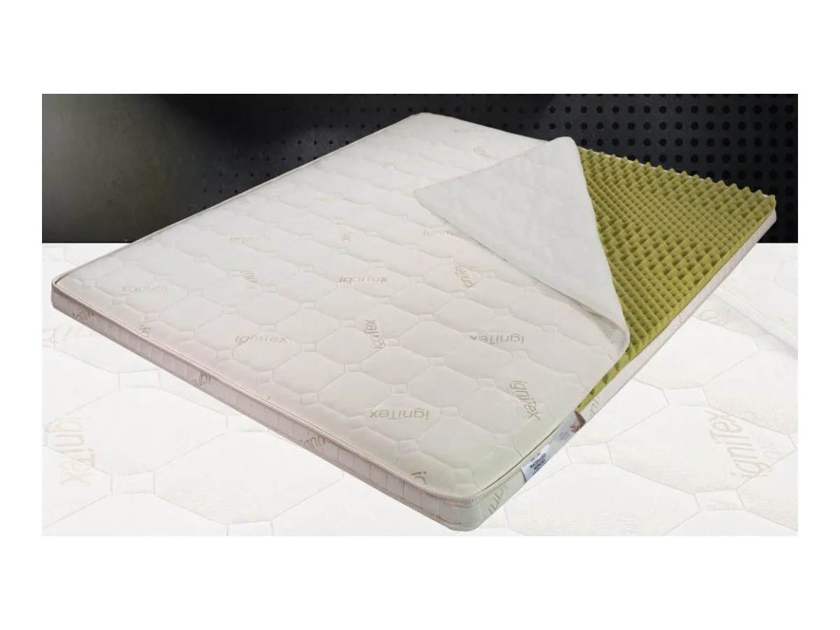 Topper Memory antifiamma con tessuto Ignitex – Maraflex Stabio