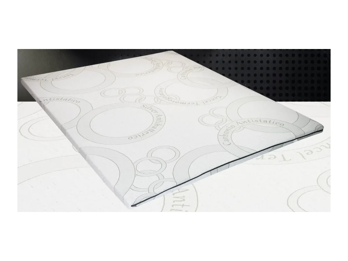 Topper Memory M5 con fodera Silver Carbon Tencel – Maraflex Stabio